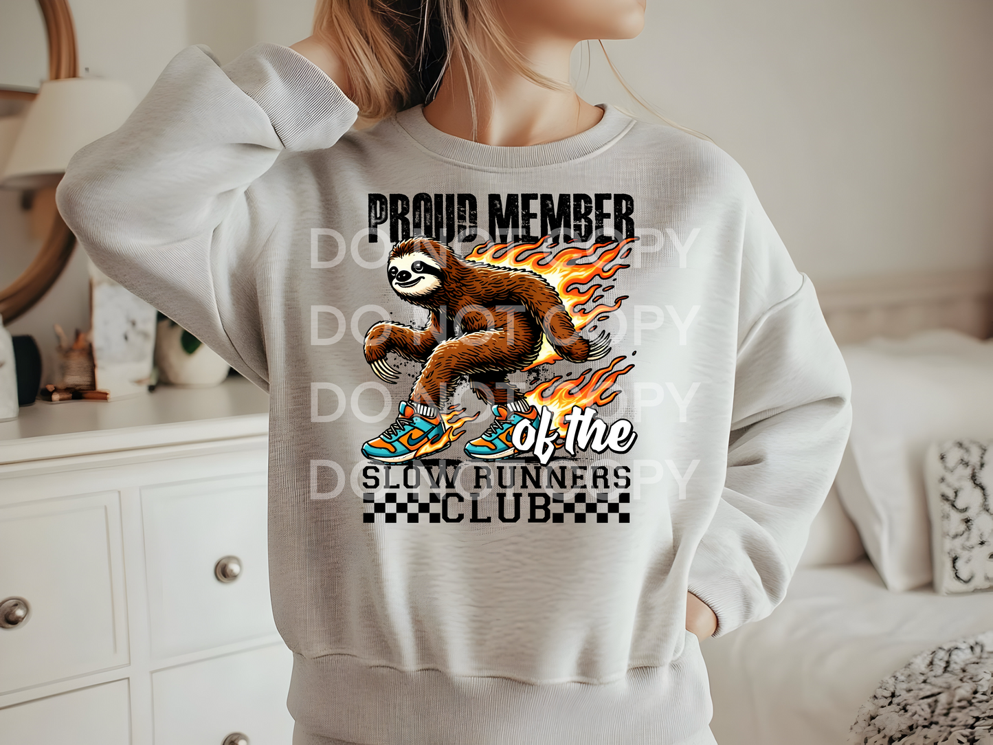 Proud Member of the Slow Runners Club Graphic Sweatshirt