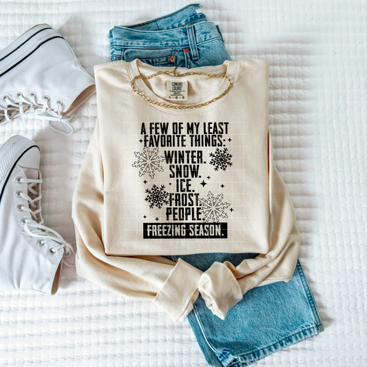 Freezing Season Graphic Sweatshirt