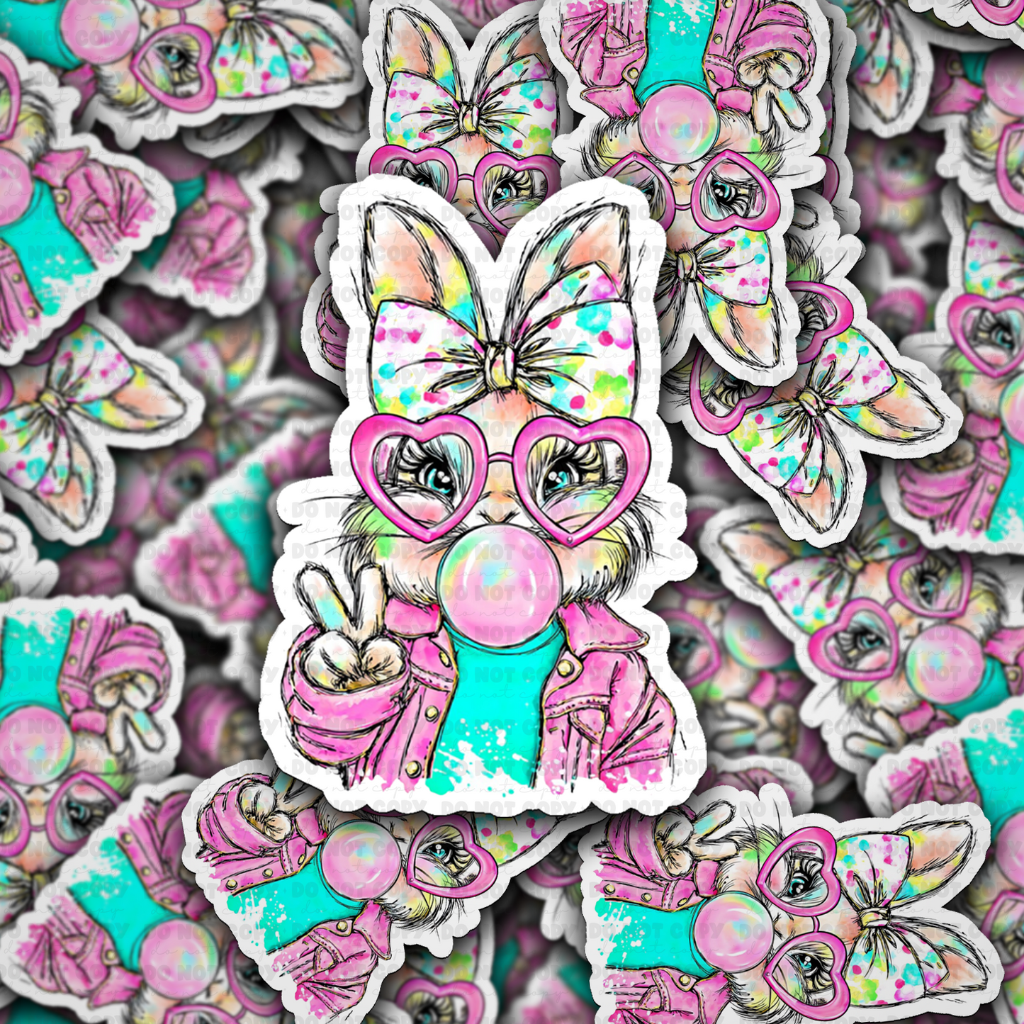 Bunny with glasses